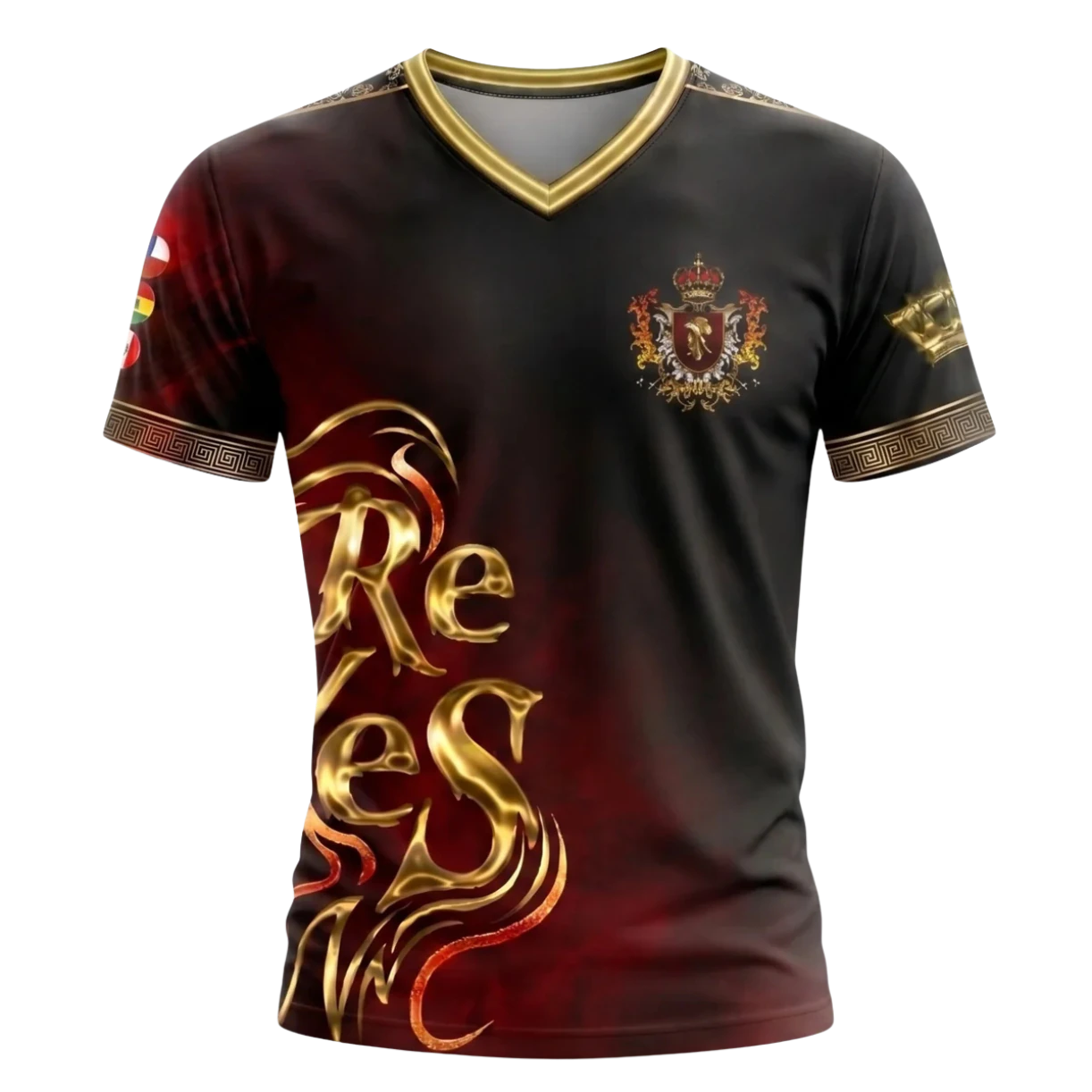 Mockup 3D real Ensutex — camiseta deportiva
