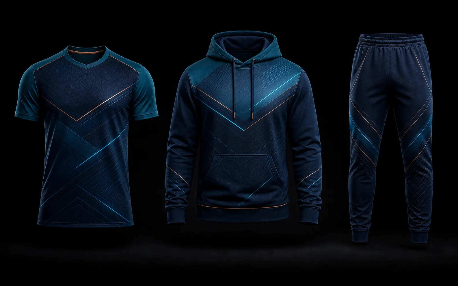 Equipaci&oacute;n Oficial con polera, poler&oacute;n canguro y buzo coordinados