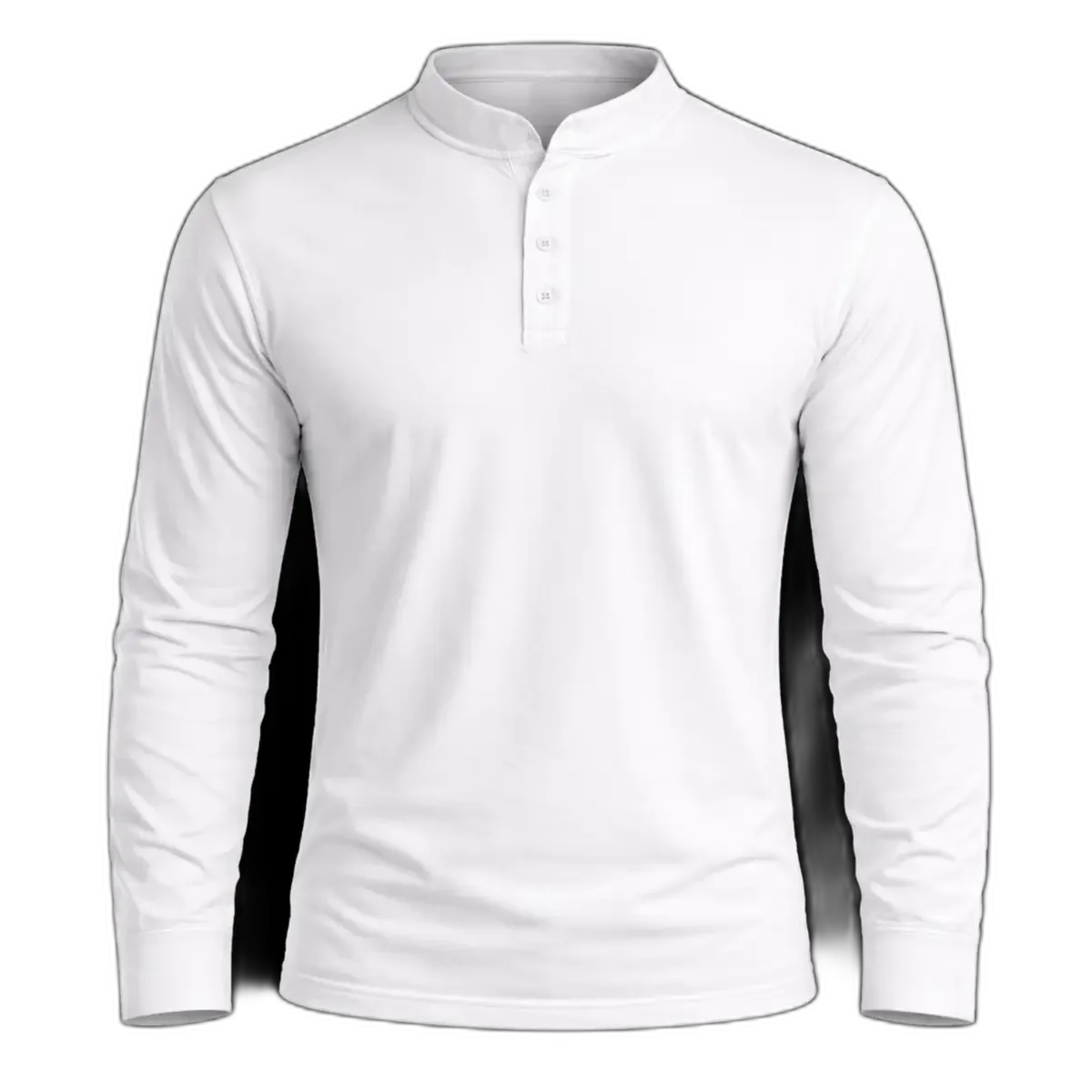Polera sublimada manga larga cuello mao personalizada