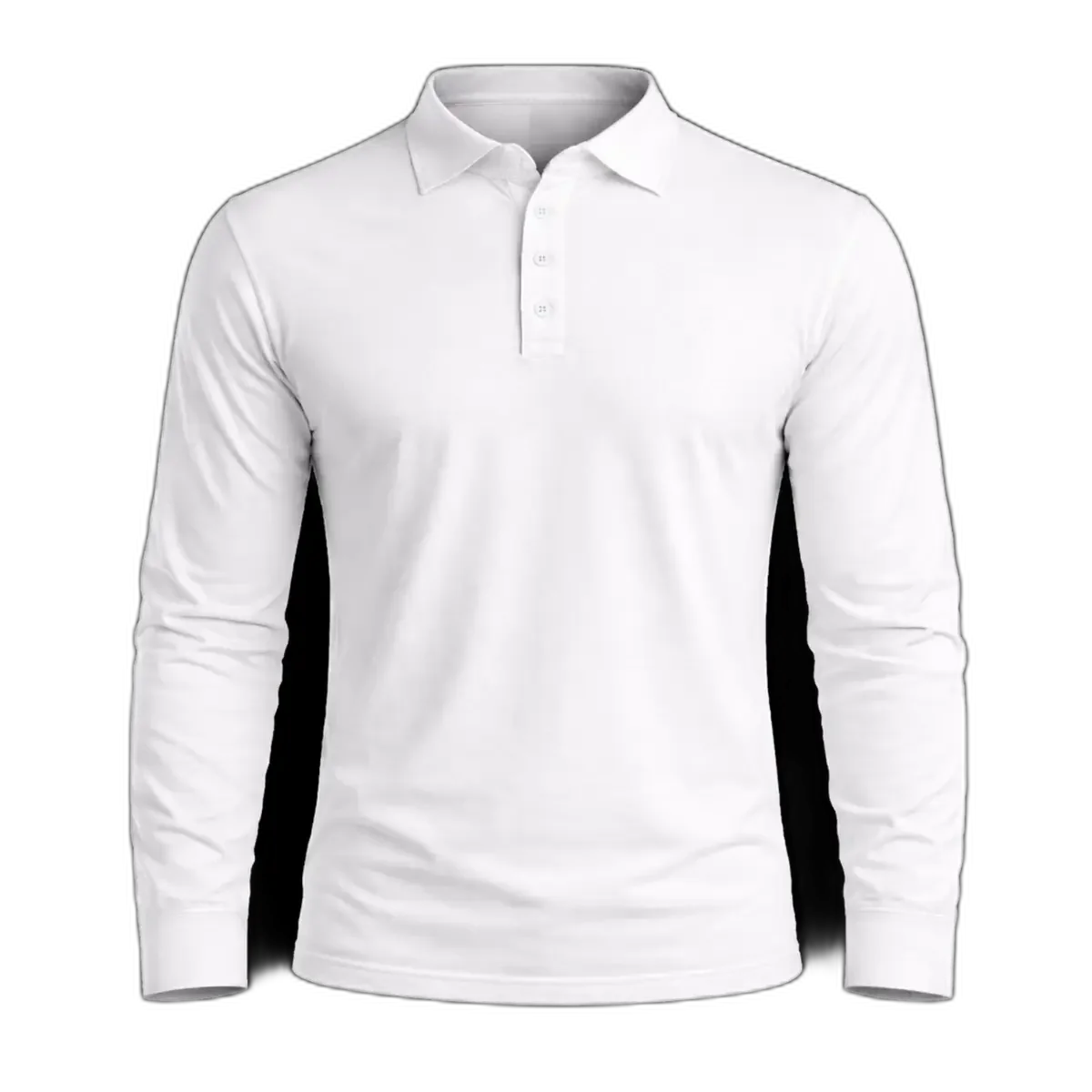 Polera sublimada piqué tipo polo manga larga personalizada