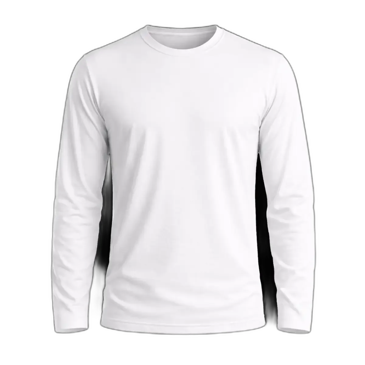 Polera sublimada manga larga cuello redondo personalizada