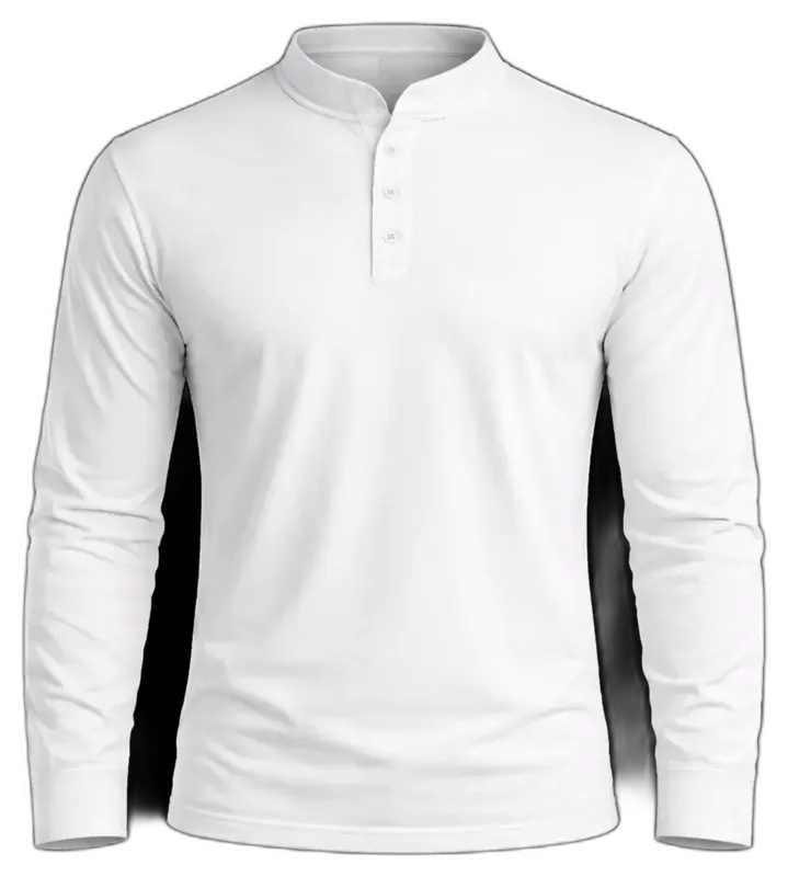 Polera sublimada manga larga cuello mao personalizada